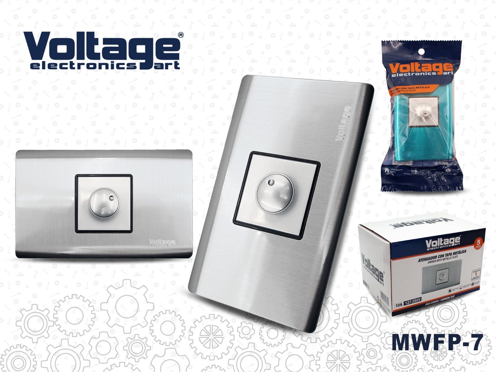 ATENUADOR CON TAPA METALICO