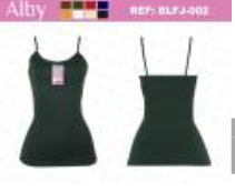 [BLFJ-002] BLUSA CON FAJA MICROFIBRA OSCURA S